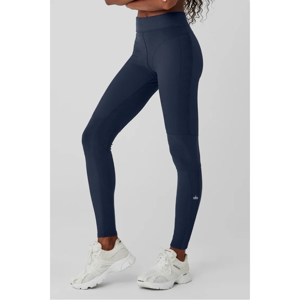 ALO Yoga Women's Navy High-Waist Leggings